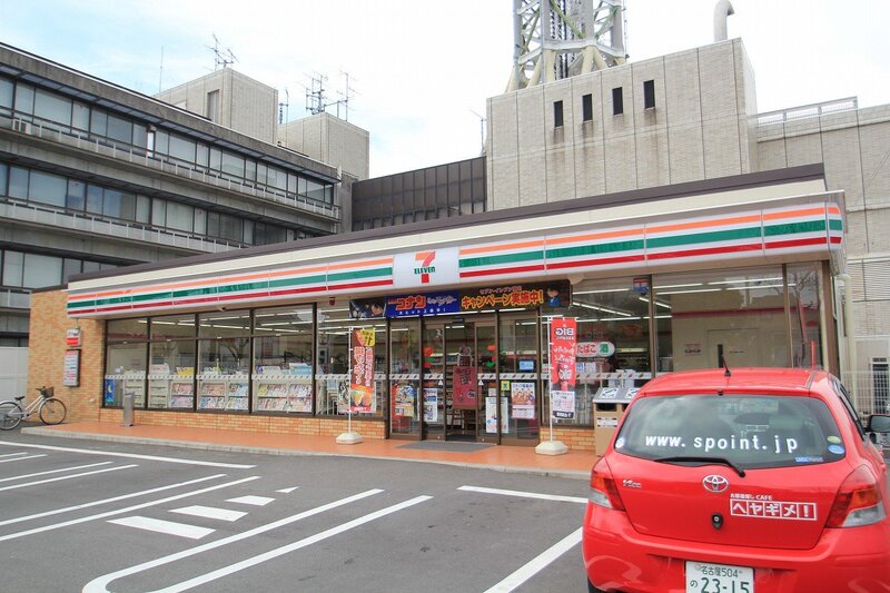 コンビニ　セブンイレブン名古屋豊が丘店（コンビニ）まで414m