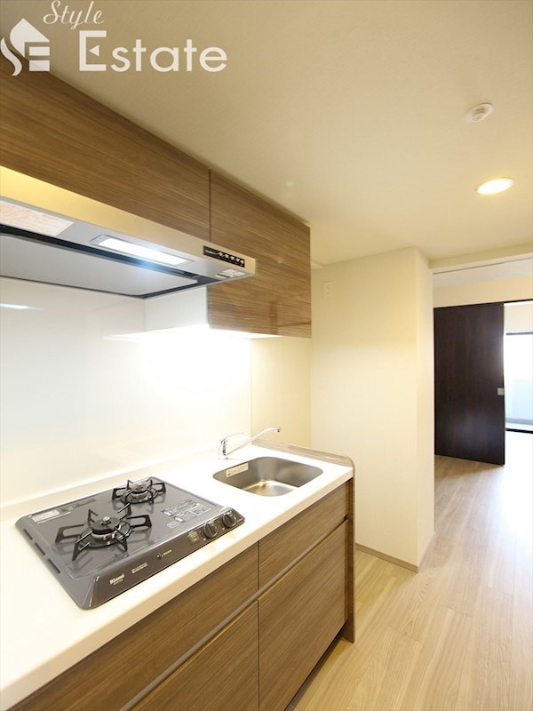 キッチン　システムキッチン2口ガスコンロ付き