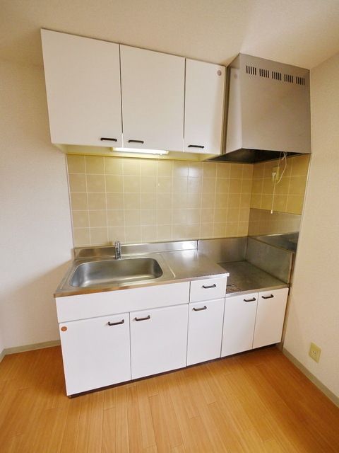 キッチン　ガスコンロ設置可