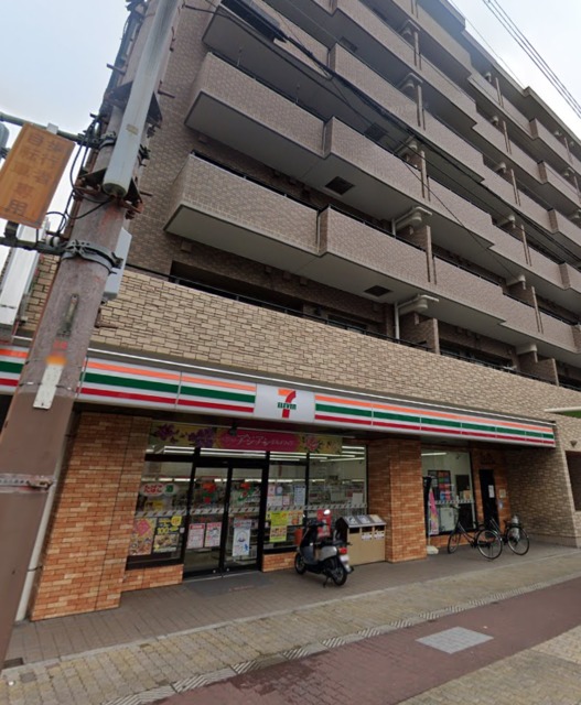 コンビニ　近くて便利♪セブンイレブン大阪深江北2丁目店（コンビニ）まで498m