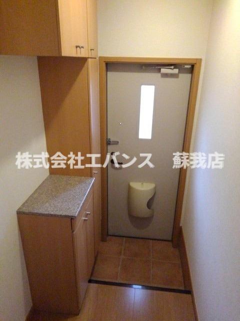 玄関　ゆったりとした玄関です