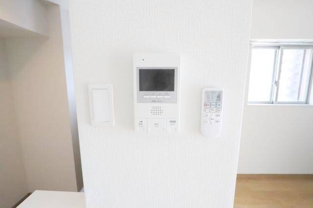 セキュリティ　モニター付きで安心ですね。