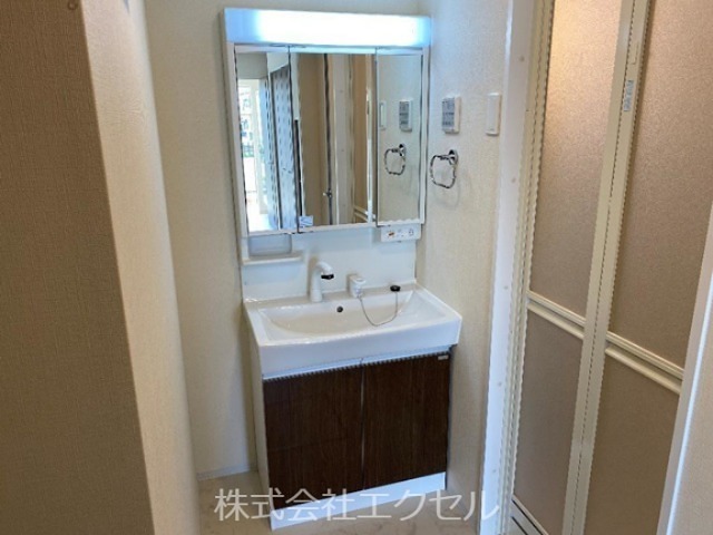 洗面設備　施工イメージです。
