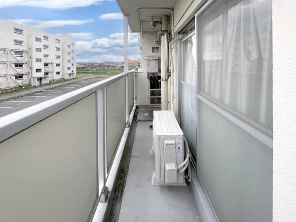 バルコニー　モデルルームの写真です