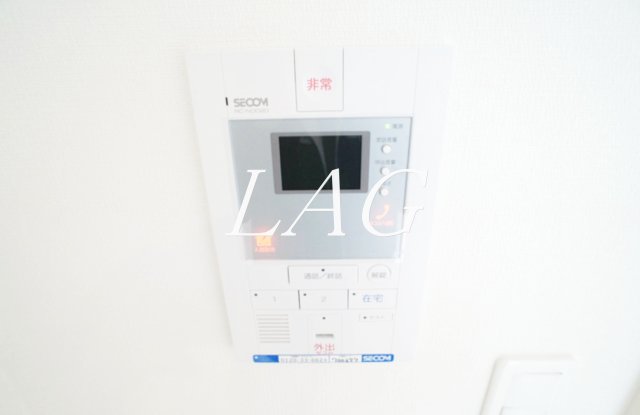 セキュリティ　モニター付きインターフォンです。