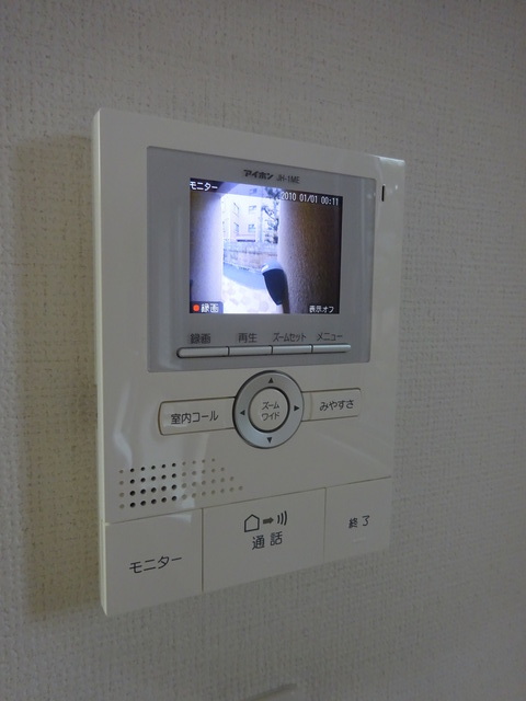 セキュリティ　モニター付きインターホン
