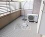 バルコニー　広々とした専用庭です
