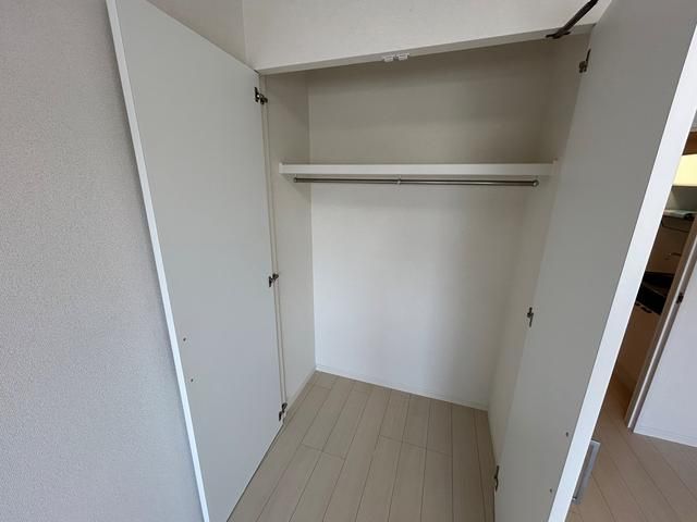 収納　クローゼット付きでお部屋がすっきりします