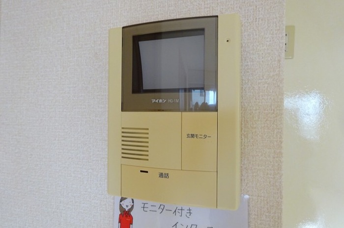 セキュリティ　モニター付きインターホンです