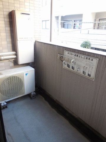 バルコニー　南西向き