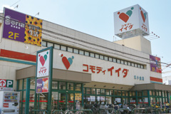 スーパー　(株)コモディイイダ 北小金店（スーパー）まで225m