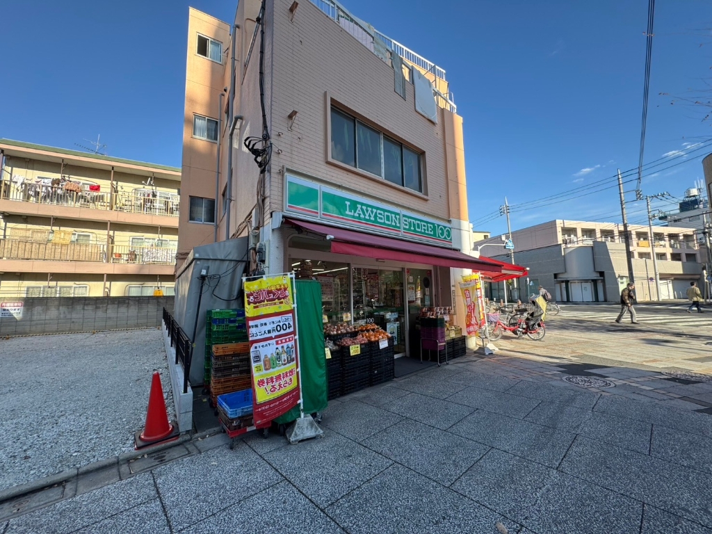 コンビニ　ローソンストア100　亀有東和店（コンビニ）まで356m