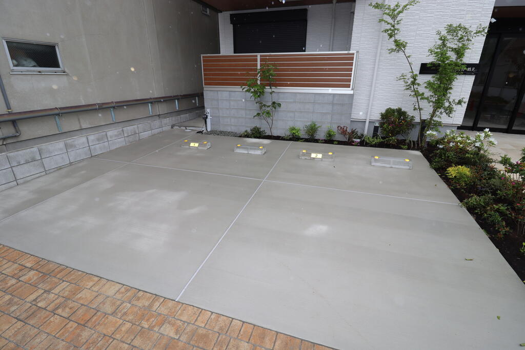 駐車場　駐車場を撮影