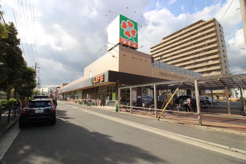 スーパー　ライフ鶴見今津北店（スーパー）まで285m