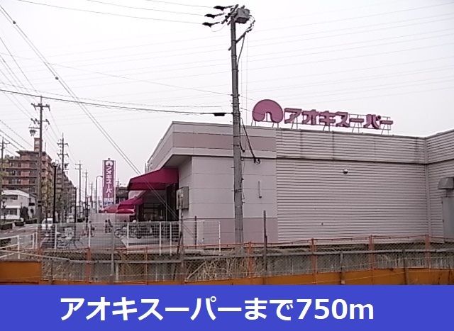 スーパー　アオキスーパー（スーパー）まで750m