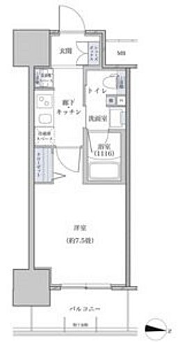 名鉄名古屋本線 山王駅 徒歩6分 15階建 築7年の間取り写真