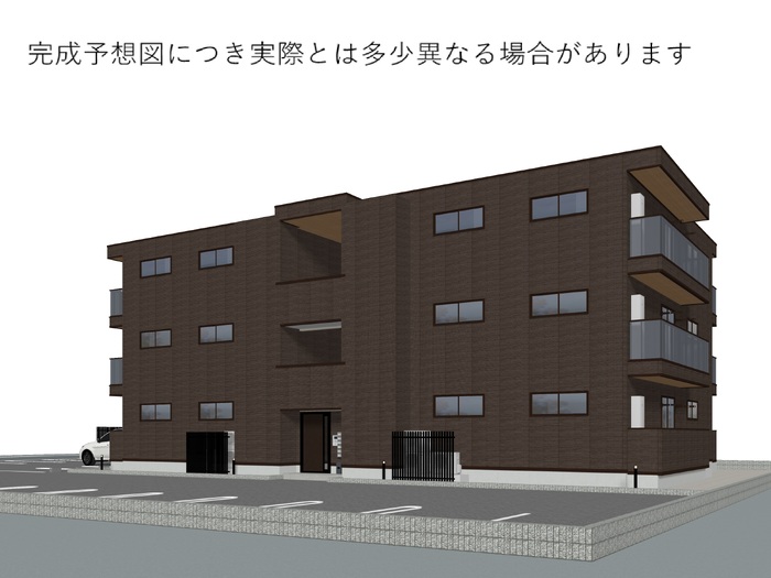 建物外観　外観完成図