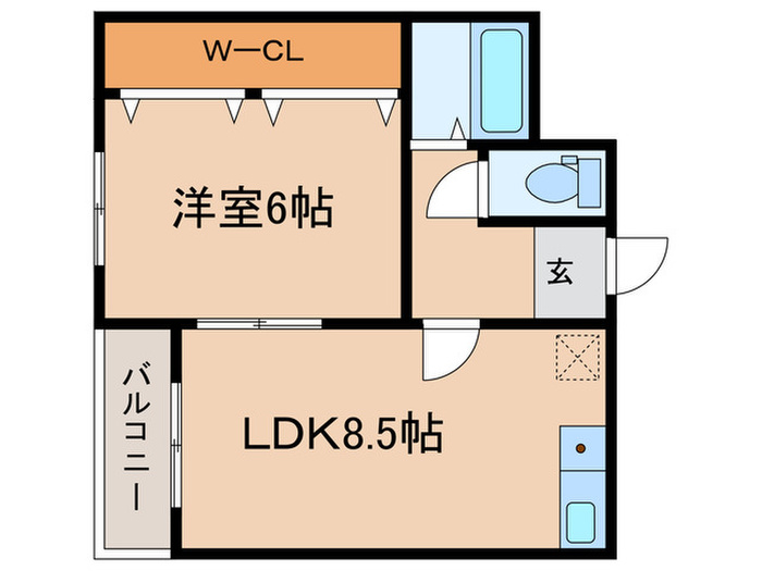 アミューズ日進の間取り写真