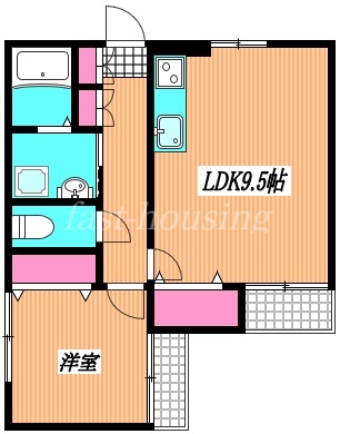 マンションオークラ境の間取り写真