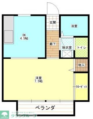 クレセントYの間取り写真