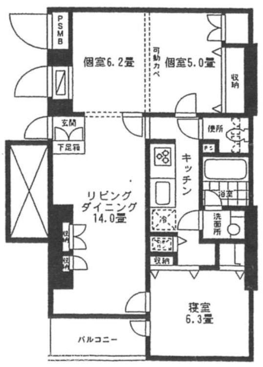 スペラール砧の間取り写真