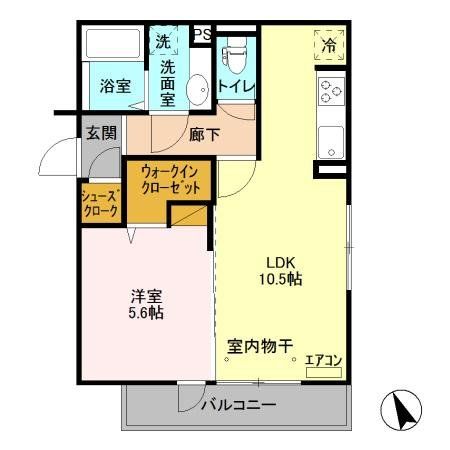 グランポートの間取り写真