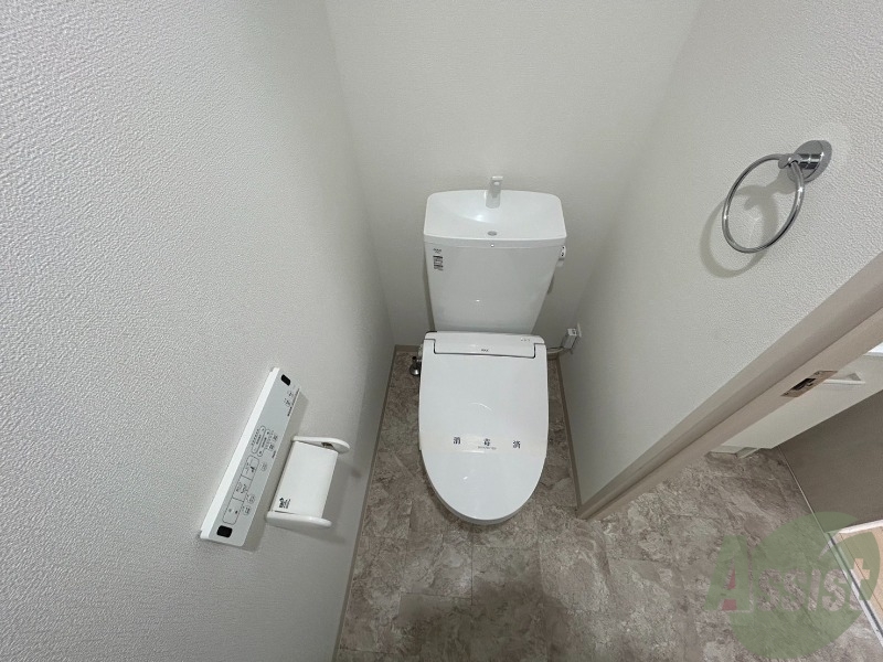 トイレ　トイレにはウォシュレト機能がついています。