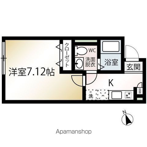 MQuarto一之江の間取り写真