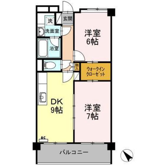 グレイスコート仁保新町の間取り写真