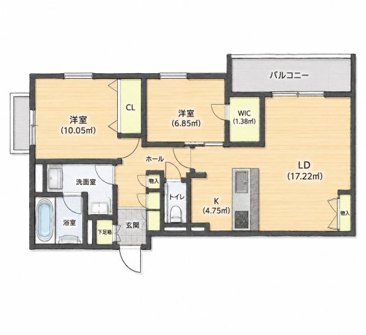 Sourire Okamotoの間取り写真