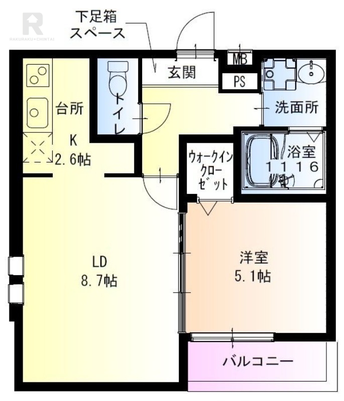 フジパレス千船の間取り写真