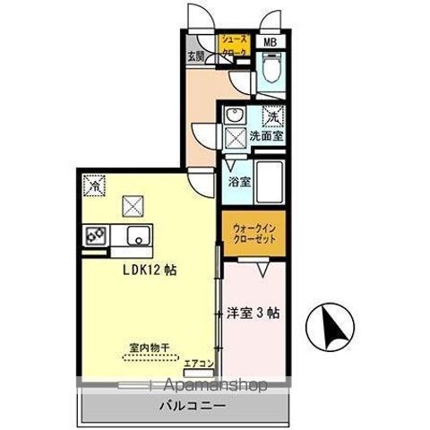 ＪＲ紀勢本線 紀三井寺駅 徒歩26分 3階建 築17年の間取り写真