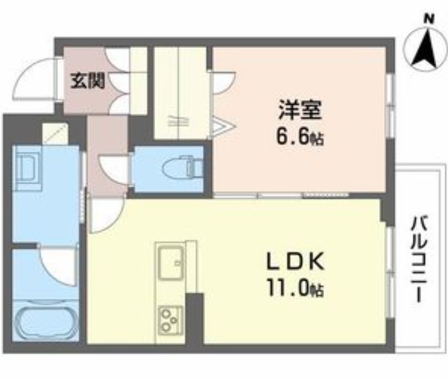 中町マンションの間取り写真