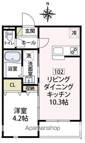 luana二子の間取り写真