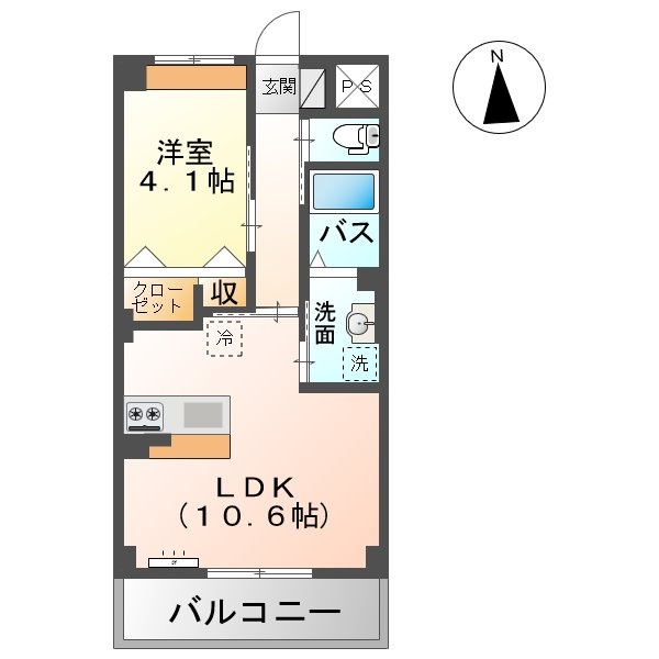 ゼルコバの間取り写真