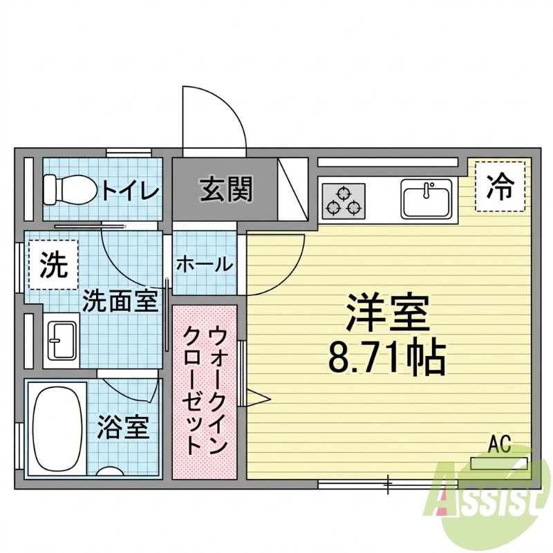 D-roomクロスの間取り写真