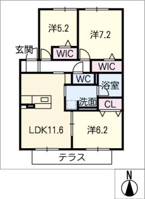 サンライト暁の間取り写真
