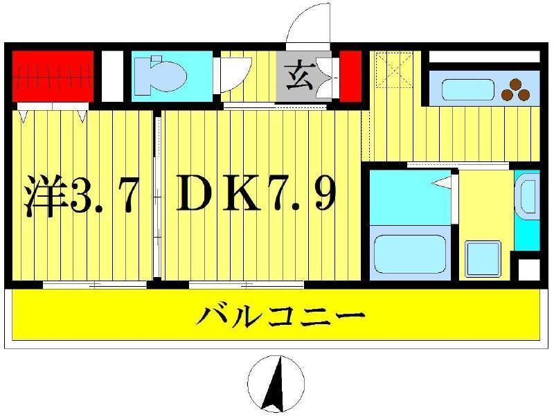 フルールおおたかの森の間取り写真