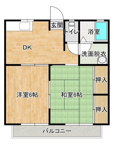 レジデンス南町A棟の間取り写真