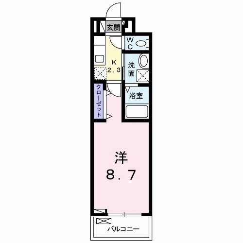 Y sアビタシオン青柳の間取り写真