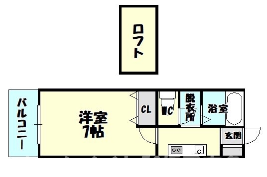 ＪＲ香椎線 伊賀駅 徒歩21分 2階建 築31年の間取り写真
