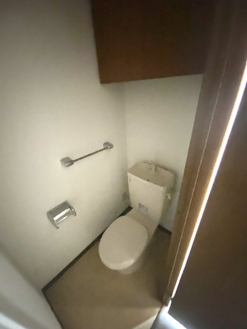トイレ　収納が助かります。