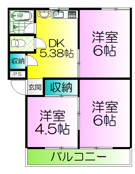 諏訪ハイツの間取り