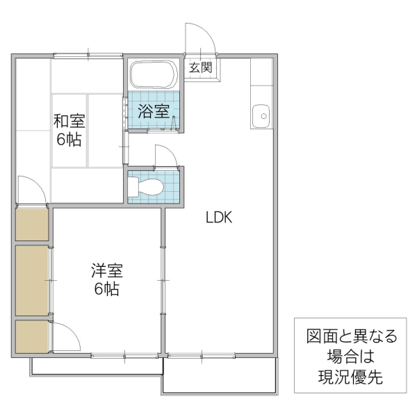 ホワイトビレッジ C棟の間取り