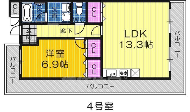 甲燿の間取り