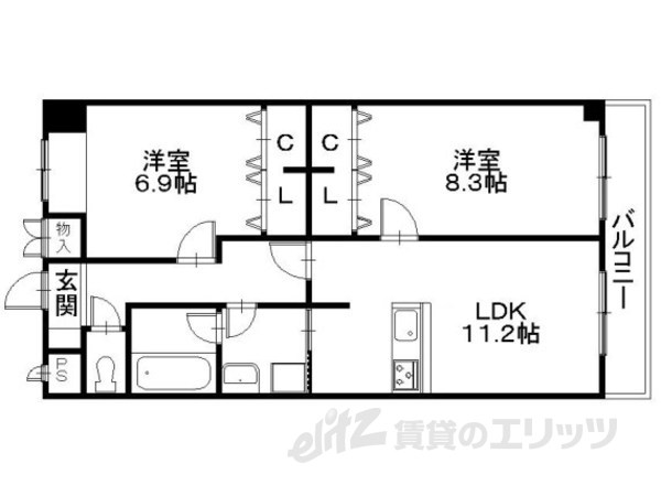 織花舘の間取り