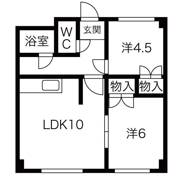 雅灯マンションの間取り