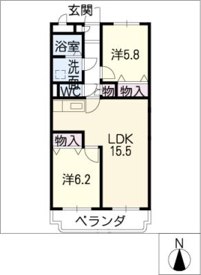 ア・ドリームＹＡＭＡＳＨＩＮの間取り