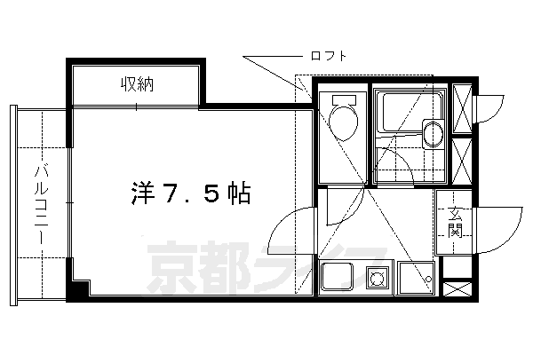 フォーブル深草の間取り