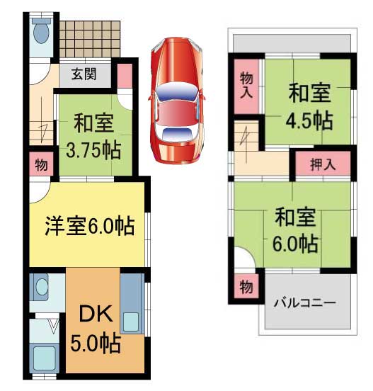 【川西市下財町のその他の間取り】